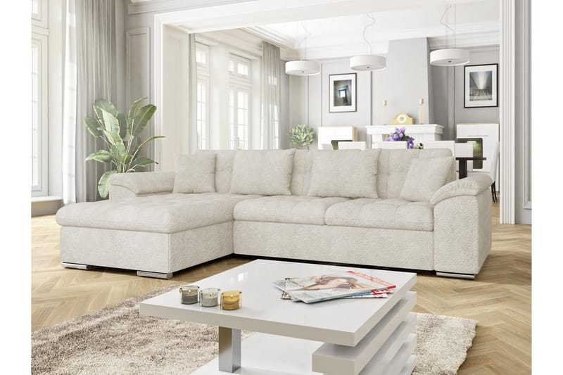 Camior Bäddsoffa m. Divan 3-sits - Brun - Möbler - Soffa - Bäddsoffa