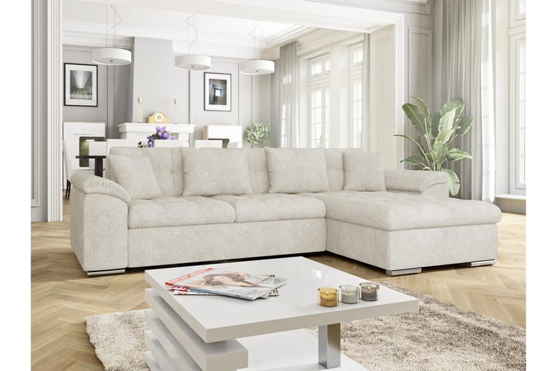 Camior Bäddsoffa m. Divan 3-sits - Grå - Möbler - Soffa - Bäddsoffa