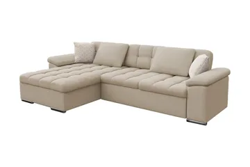 Camior Bäddsoffa m. Divan Förvaring 3-sits 227x129 - Beige - Möbler - Soffa - Bäddsoffa