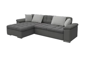 Camior Bäddsoffa m. Divan Förvaring 3-sits 227x129 - Grå - Möbler - Soffa - Bäddsoffa