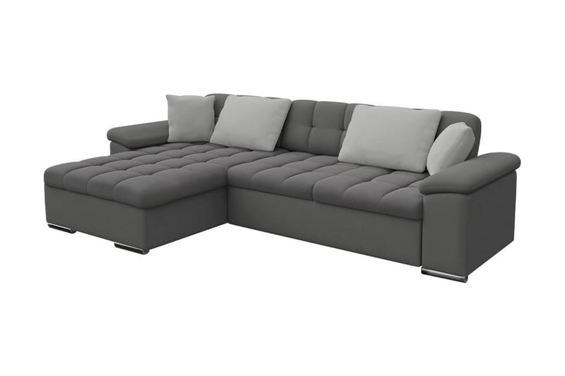 Camior Bäddsoffa m. Divan Förvaring 3-sits 227x129 - Grå - Möbler - Soffa - Bäddsoffa