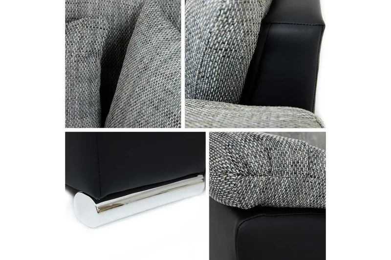 Camior Bäddsoffa m. Divan Förvaring 3-sits 227x129 - Grå - Möbler - Soffa - Bäddsoffa