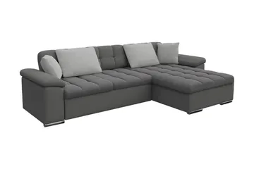 Camior Bäddsoffa m. Divan Förvaring 3-sits 227x129 - Grå - Möbler - Soffa - Bäddsoffa
