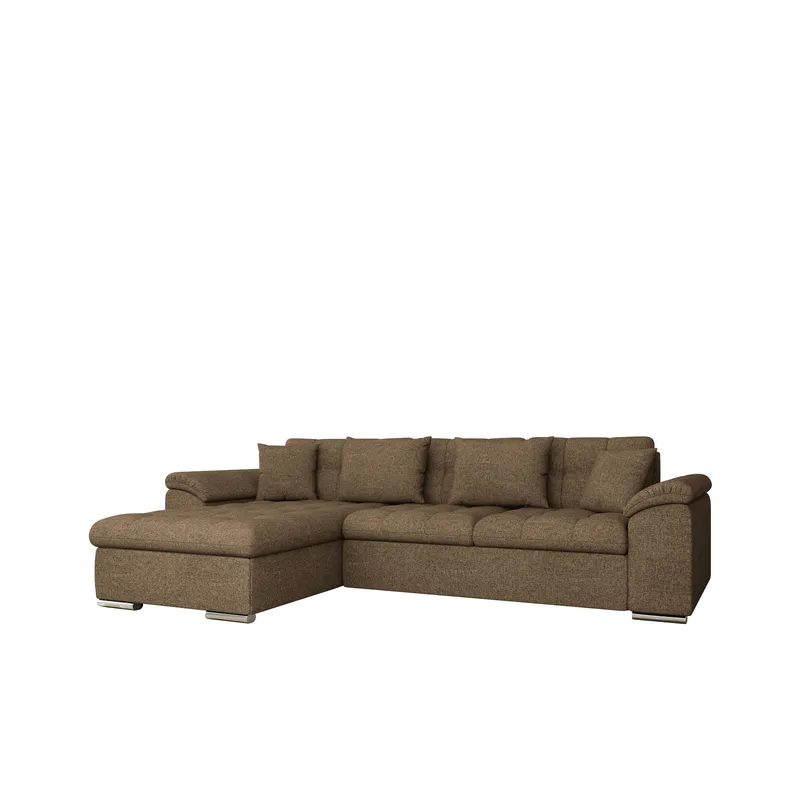 Camior Bäddsoffa med Divan 3-sits - Brun - Möbler - Soffa - Bäddsoffa