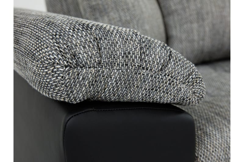 Camior Bäddsoffa med Divan 3-sits - Grå - Möbler - Soffa - Bäddsoffa