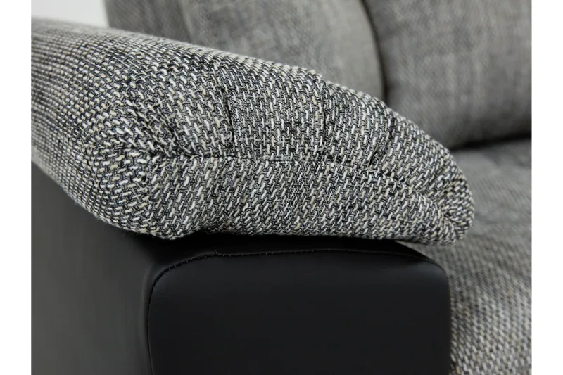 Camior Bäddsoffa med Divan 3-sits - Grå - Möbler - Soffa - Bäddsoffa