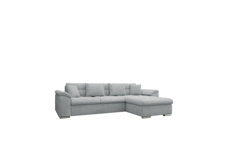 Camior Bäddsoffa med Divan 3-sits - Grå - Möbler - Soffa - Bäddsoffa