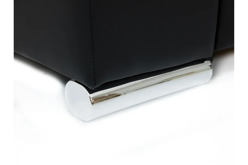 Camior Bäddsoffa med Divan 3-sits - Svart - Möbler - Soffa - Bäddsoffa