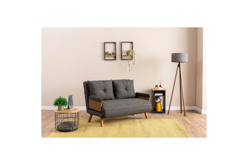 Canelo Bäddsoffa 2-sits - Mörkgrå - Möbler - Soffa - Bäddsoffa