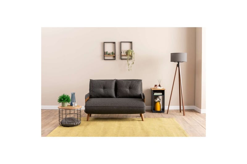 Canelo Bäddsoffa 2-sits - Mörkgrå - Möbler - Soffa - Bäddsoffa
