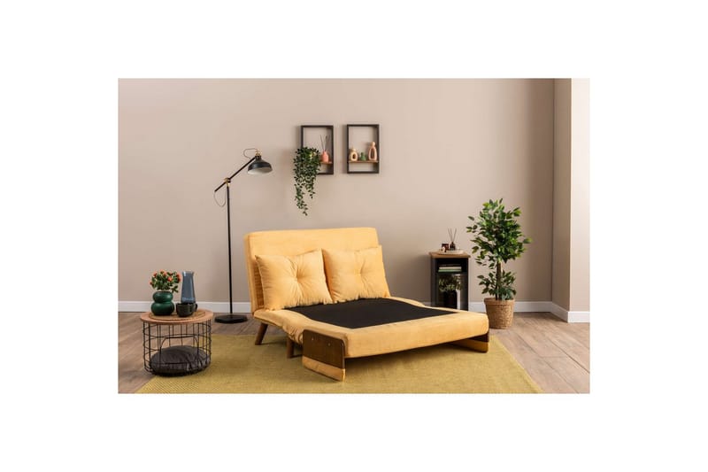 Canelo Bäddsoffa 2-sits - Senapsgul - Möbler - Soffa - Bäddsoffa