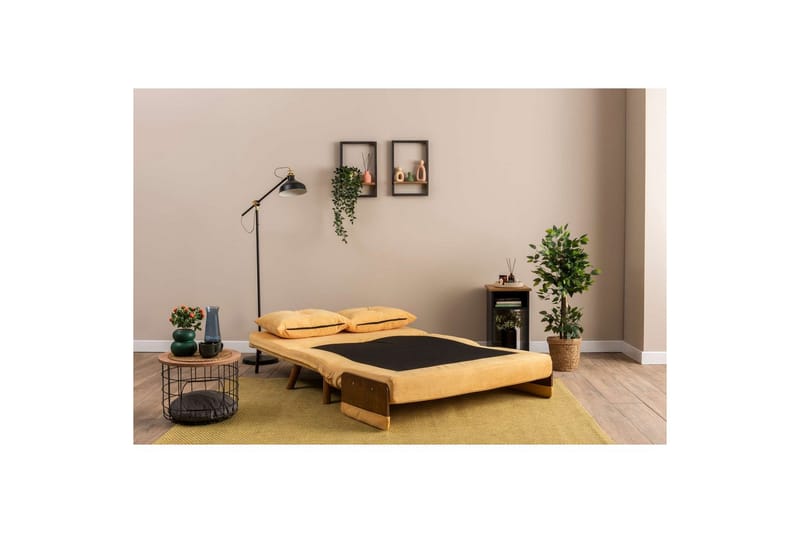 Canelo Bäddsoffa 2-sits - Senapsgul - Möbler - Soffa - Bäddsoffa