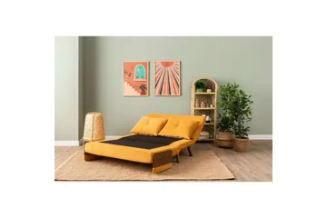 Canelo Bäddsoffa 2-sits - Senapsgul - Möbler - Soffa - Bäddsoffa