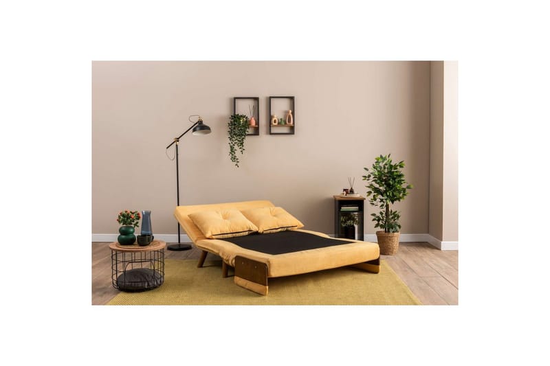 Canelo Bäddsoffa 2-sits - Senapsgul - Möbler - Soffa - Bäddsoffa