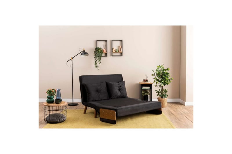 Canelo Bäddsoffa 2-sits - Svart - Möbler - Soffa - Bäddsoffa