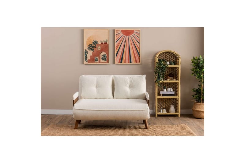 Canelo Bäddsoffa 2-sits - Vit - Möbler - Soffa - Bäddsoffa