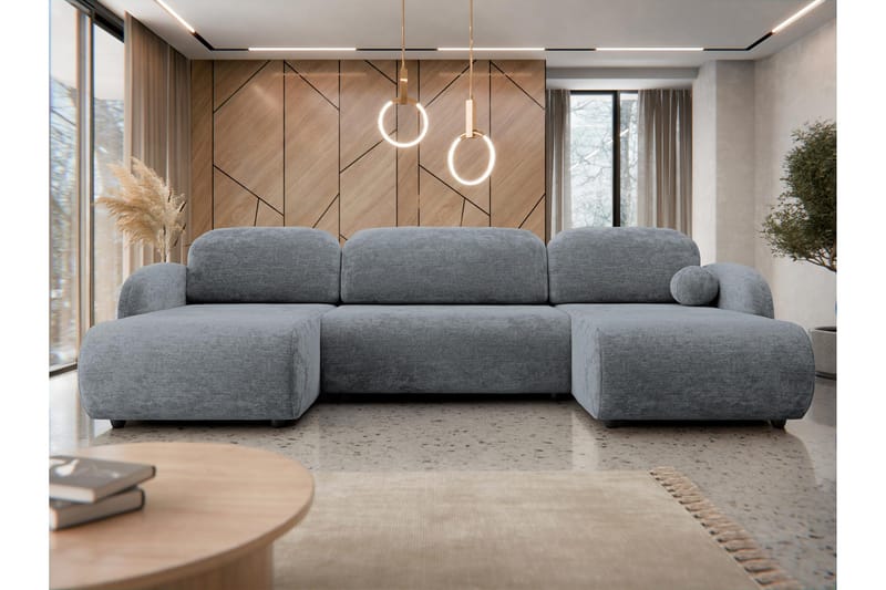 Carve Bäddsoffa Dubbeldivan 3-sits - Grå - Möbler - Soffa - Bäddsoffa