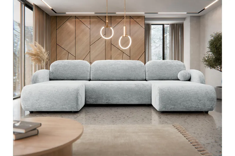 Carve Bäddsoffa Dubbeldivan 3-sits - Grå - Möbler - Soffa - Bäddsoffa