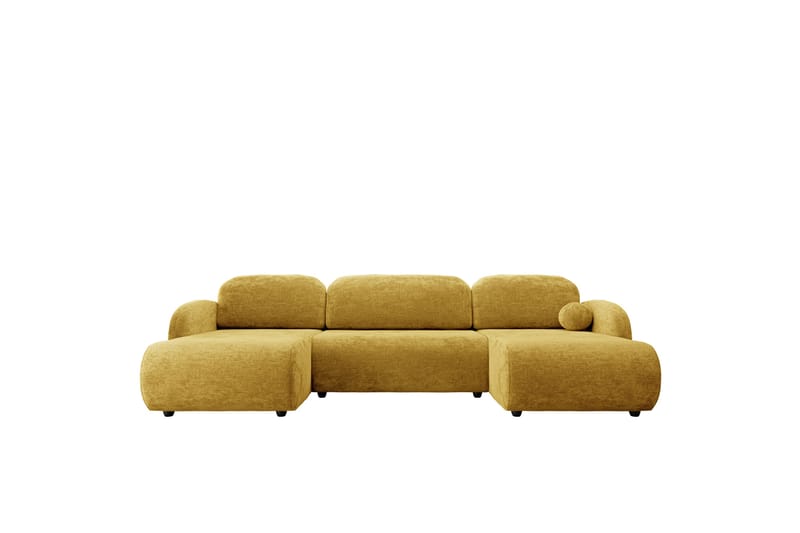 Carve Bäddsoffa Dubbeldivan 3-sits - Gul - Möbler - Soffa - Bäddsoffa