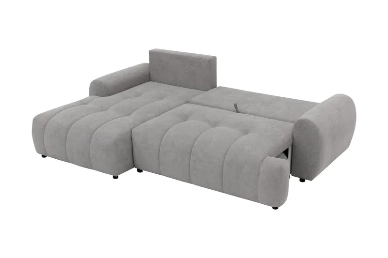 Ceibo Bäddsoffa med Divan 3-sits i Plysch - Beige - Möbler - Soffa - Bäddsoffa