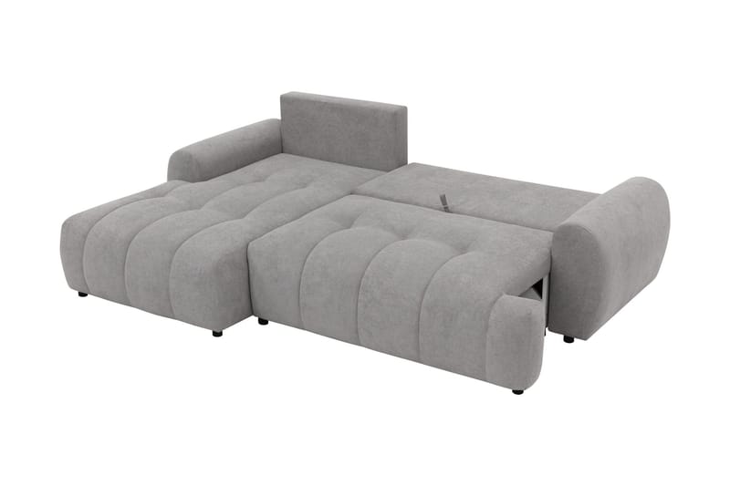 Ceibo Bäddsoffa med Divan 3-sits i Plysch - Beige - Möbler - Soffa - Bäddsoffa