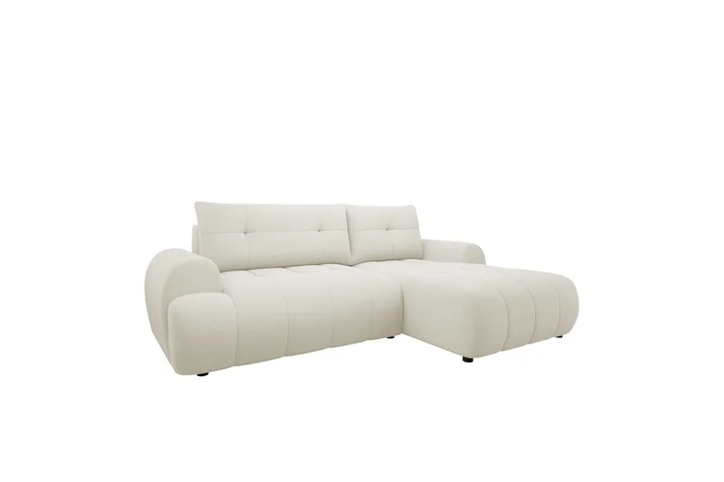 Ceibo Bäddsoffa med Divan 3-sits i Plysch, Beige