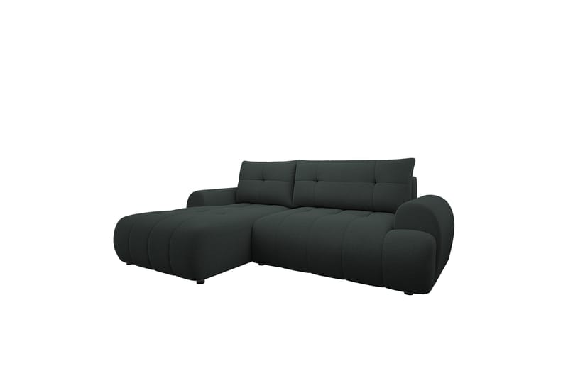 Ceibo Bäddsoffa med Divan 3-sits - Svart - Möbler - Soffa - Bäddsoffa