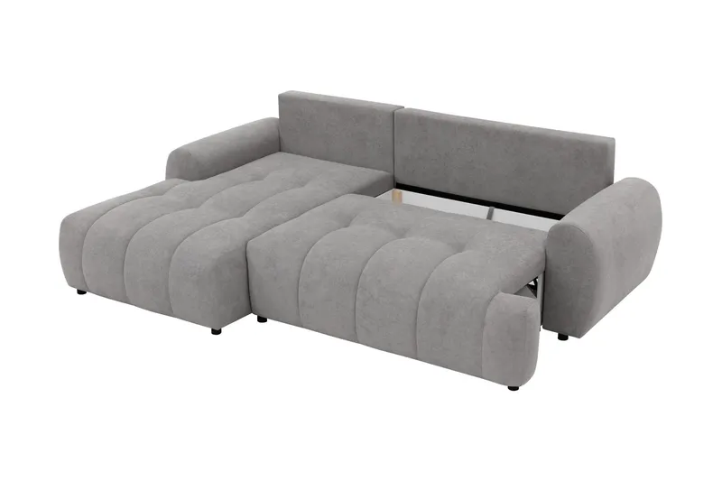 Ceibo Bäddsoffa med Divan 3-sits - Svart - Möbler - Soffa - Bäddsoffa