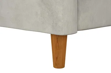 Celine 3-sits Divanbäddsoffa Sammet/Ljusgrå - Dorel Home - Möbler - Soffa - Bäddsoffa - Bäddsoffa divan