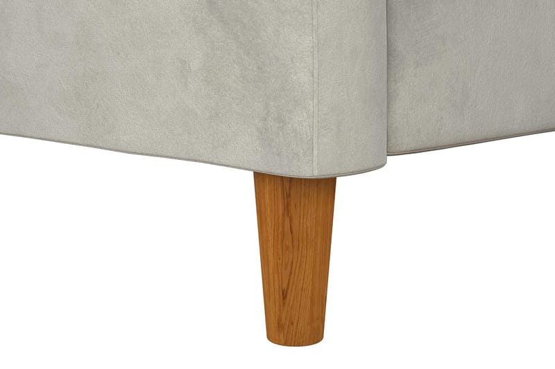 Celine 3-sits Divanbäddsoffa Sammet/Ljusgrå - Dorel Home - Möbler - Soffa - Bäddsoffa - Bäddsoffa divan