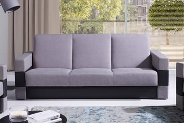 Cenia Bäddsoffa 222x97x88 cm - Grå/Lila - Möbler - Soffa - Bäddsoffa