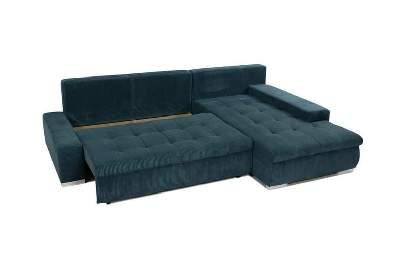 Cerys 3-sits Hörnbäddsoffa Dark blue - Möbler - Soffa - Bäddsoffa