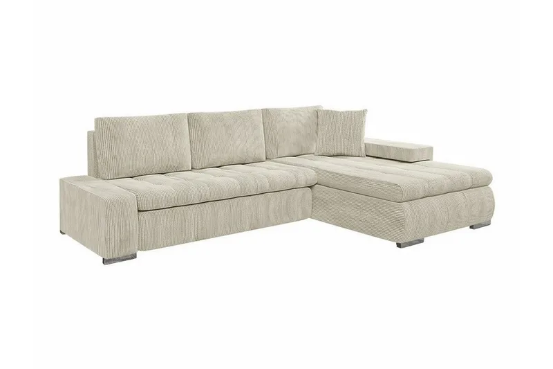 Cerys 3-sits Hörnbäddsoffa NO_BRAND beige, undefined