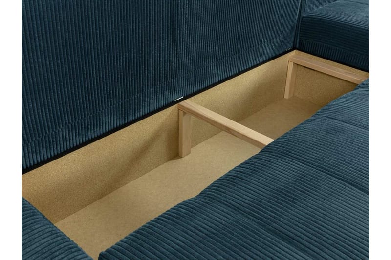 Cerys 3-sits Hörnbäddsoffa NO_BRAND Dark blue - Möbler - Soffa - Bäddsoffa