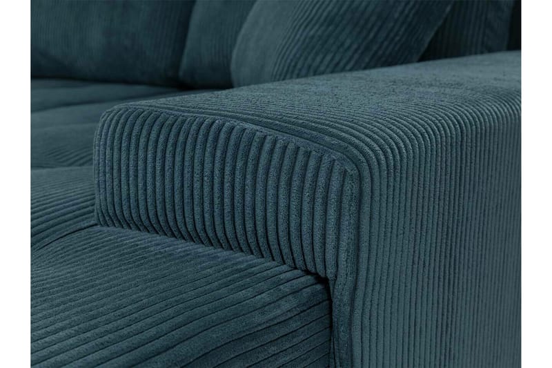Cerys 3-sits Hörnbäddsoffa NO_BRAND Dark blue - Möbler - Soffa - Bäddsoffa