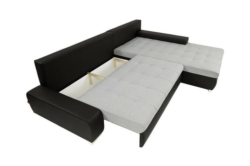 Cerys 3-sits Hörnbäddsoffa NO_BRAND Dark pink - Möbler - Soffa - Bäddsoffa
