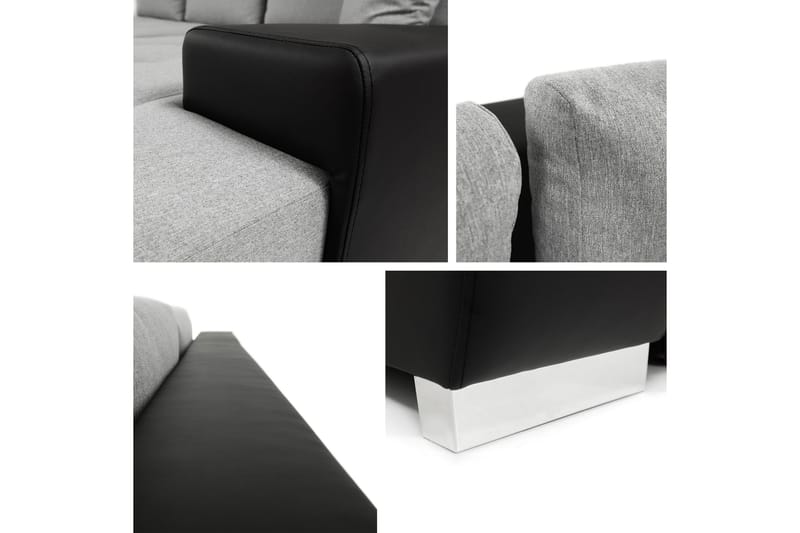 Cerys Bäddsoffa m. Divan 3-sits - Brun - Möbler - Soffa - Bäddsoffa