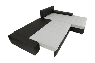 Cerys Bäddsoffa m. Divan 3-sits - Grå/Beige - Möbler - Soffa - Bäddsoffa