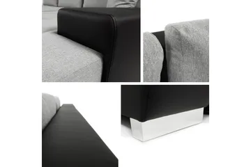 Cerys Bäddsoffa m. Divan 3-sits - Vit - Möbler - Soffa - Bäddsoffa