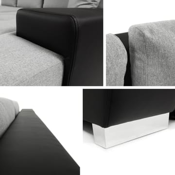 Cerys Bäddsoffa med Divan 4-sits - Grå - Möbler - Soffa - Bäddsoffa