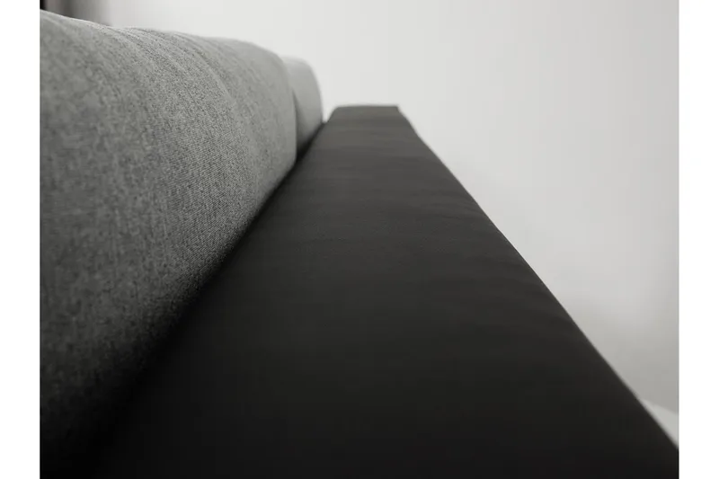 Cerys Bäddsoffa med Divan Vändbar - Svart - Möbler - Soffa - Bäddsoffa