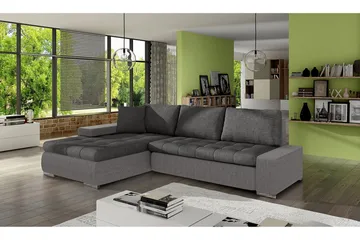 Cerys Divanbäddsoffa 265x185x85 cm Universal - Grå - Möbler - Soffa - Bäddsoffa