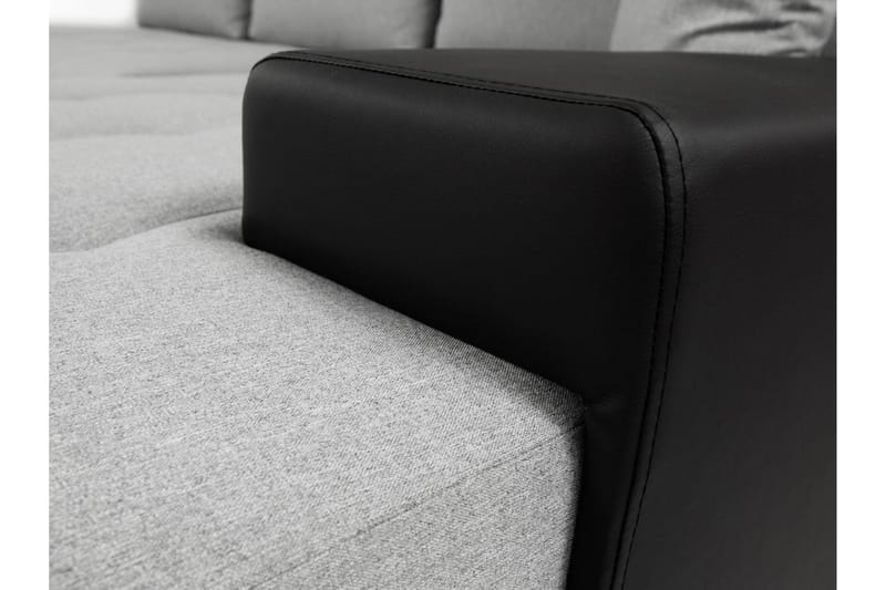 Cerys Hörnsoffa Universal - Svart/Grå - Möbler - Soffa - Bäddsoffa