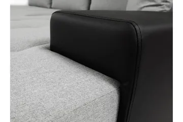 Cerys Hörnsoffa Universal - Svart/Grå - Möbler - Soffa - Bäddsoffa