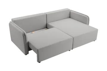Chandru Bäddsoffa med Divan 3-sits - Grå - Möbler - Soffa - Bäddsoffa