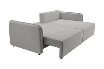Chandru Bäddsoffa med Divan 3-sits i Plysch - Gul - Möbler - Soffa - Bäddsoffa