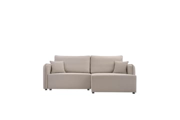 Chandru Bäddsoffa med Divan 3-sits i Plysch