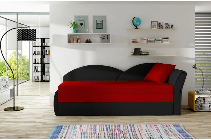 Chasidi Bäddsoffa - Röd/Svart - Möbler - Soffa - Bäddsoffa