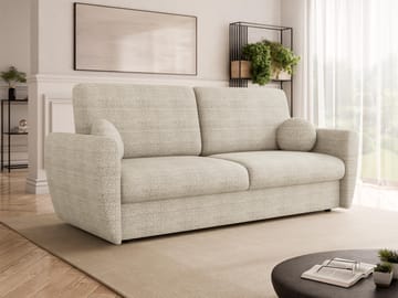 Chavez 3-sits Bäddsoffa - Beige - Möbler - Soffa - Bäddsoffa