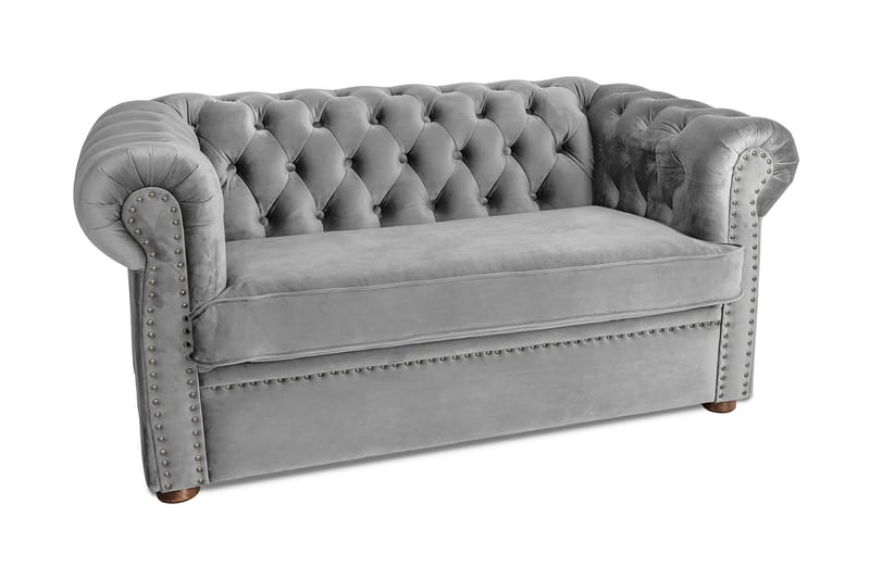 Chesterfield Deluxe bäddsoffa 2-sits - Bäddsoffa - Skinnsoffor - Bäddsoffa 4 sits - Bäddsoffa 3 sits - Bäddsoffa 2 sits - Sammetssoffa